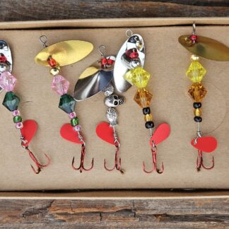 Gift box with Rainbow Trout/Brown Trout Friends with Benefits, Plus bonus lure