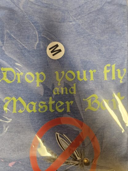 Dark Blue Heather Drop You Fly T-shirt - Limited Stock - MEDIUM SIZE ONLY