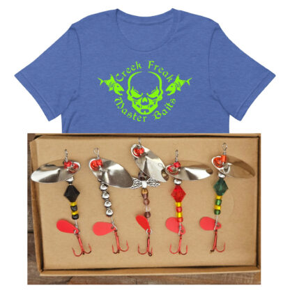 Creek Freak  Master Baits Logo T-shirt and Gift box combo