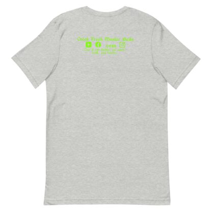 Light Gray shirt with green Creek Freak Master Baits logo - Limited Stock - Image 3