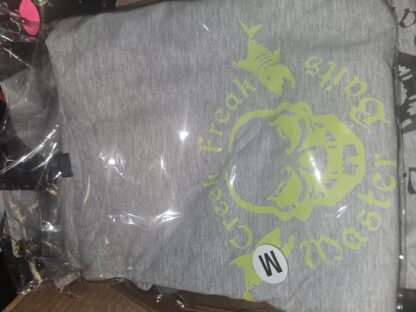 Light Gray shirt with green Creek Freak Master Baits logo - Limited Stock - Image 4
