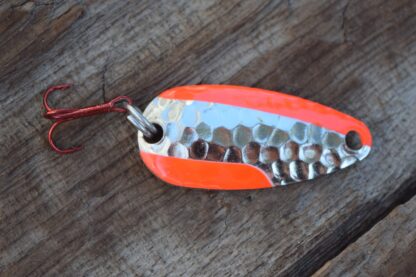 Spooner with red treble hook (Silver/Gold/SD Red)